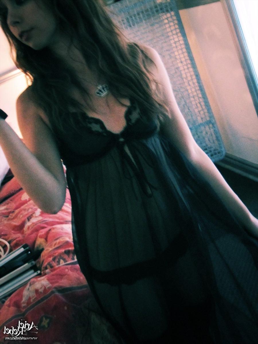 16P Teen dressed in sexy retro lingerie looks so nice and sexy