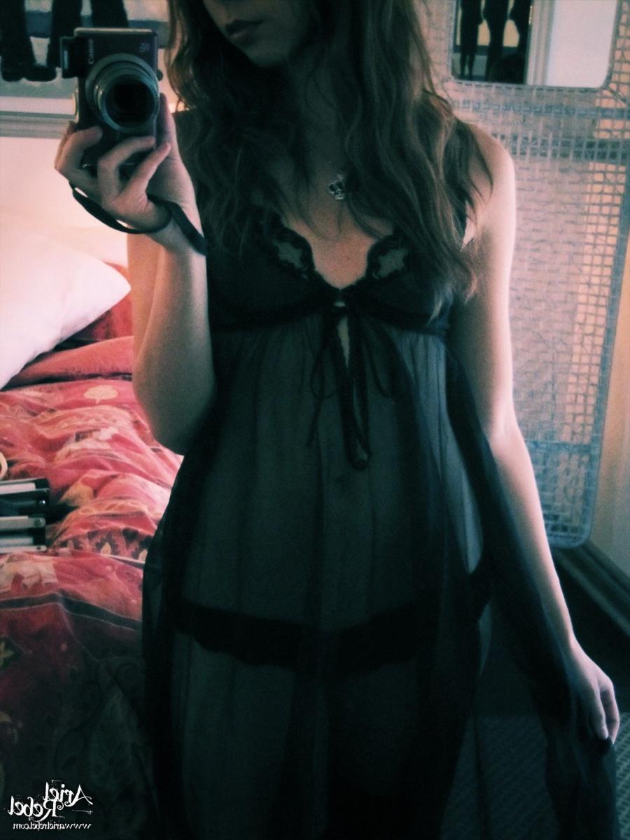 16P Teen dressed in sexy retro lingerie looks so nice and sexy
