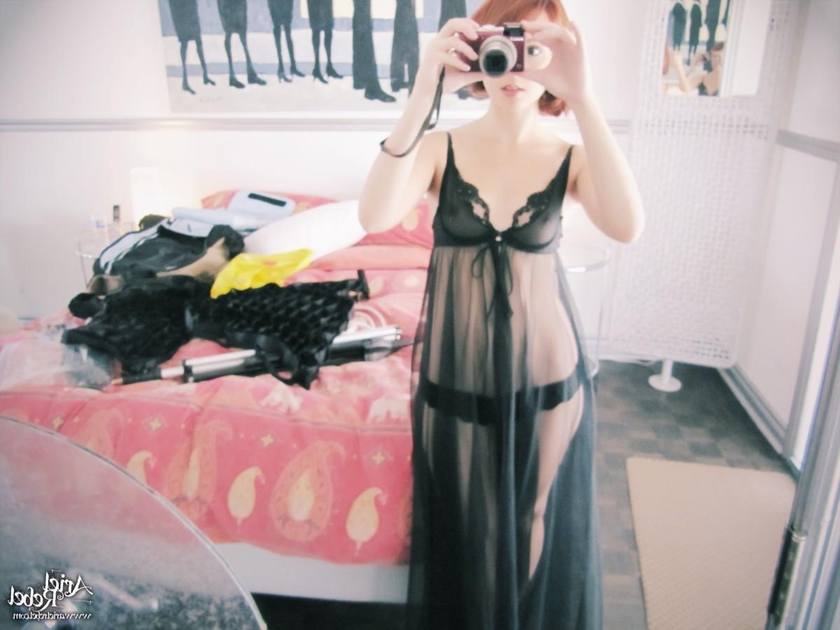16P Teen dressed in sexy retro lingerie looks so nice and sexy