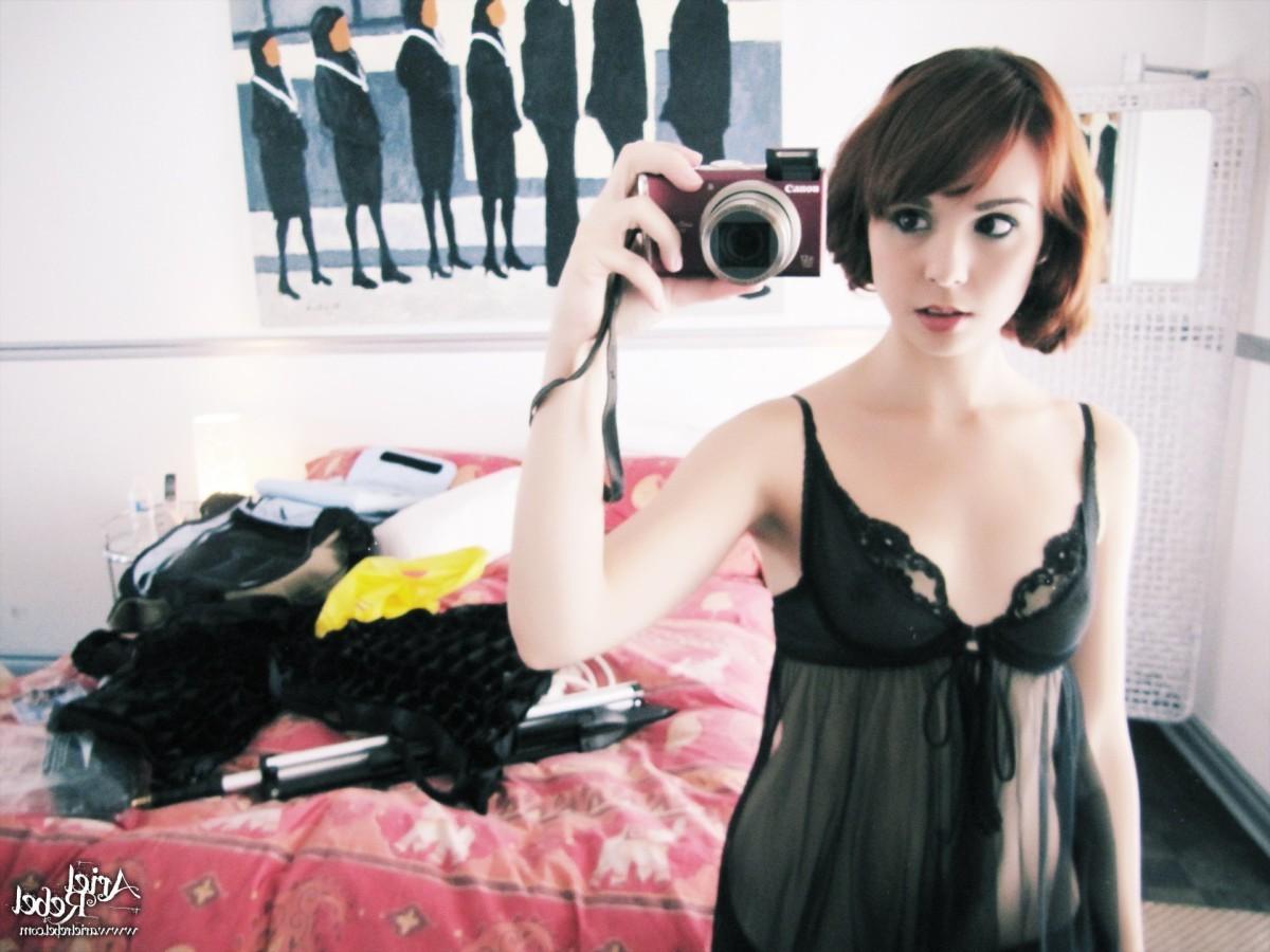 16P Teen dressed in sexy retro lingerie looks so nice and sexy