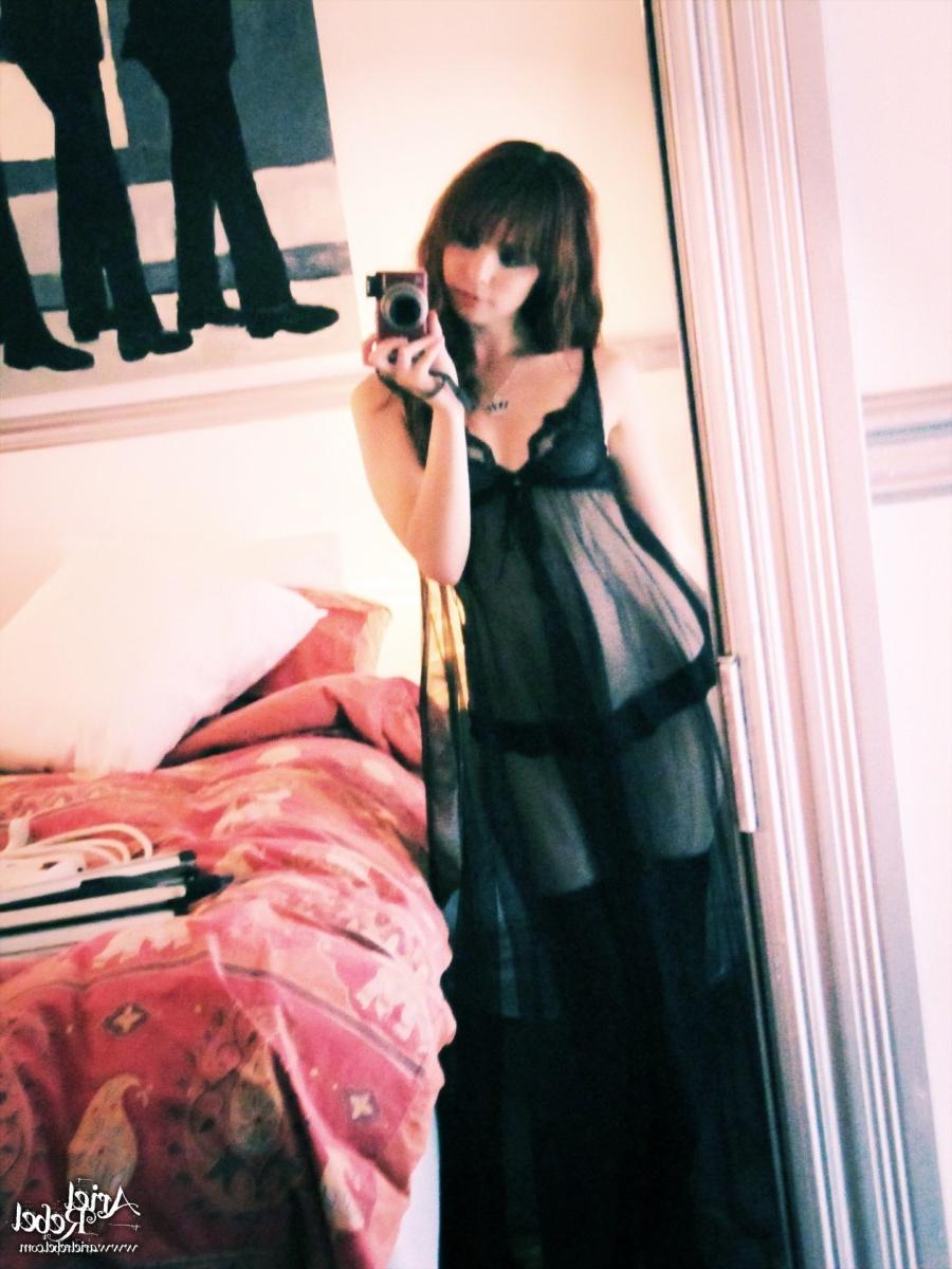 16P Teen dressed in sexy retro lingerie looks so nice and sexy