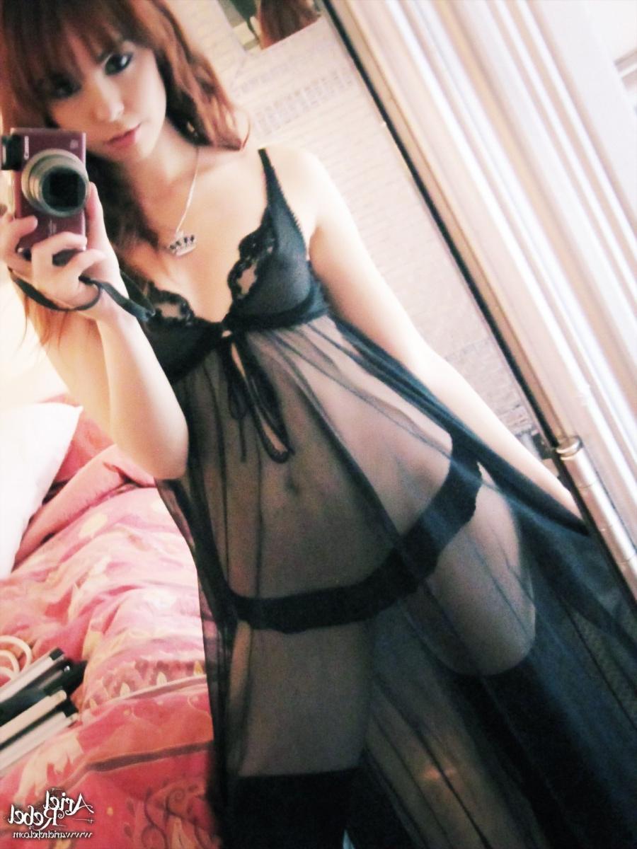 16P Teen dressed in sexy retro lingerie looks so nice and sexy