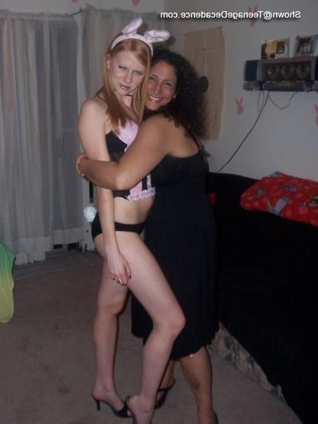 16P Redhead party teen