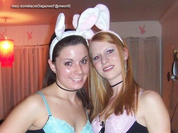 16P Redhead party teen