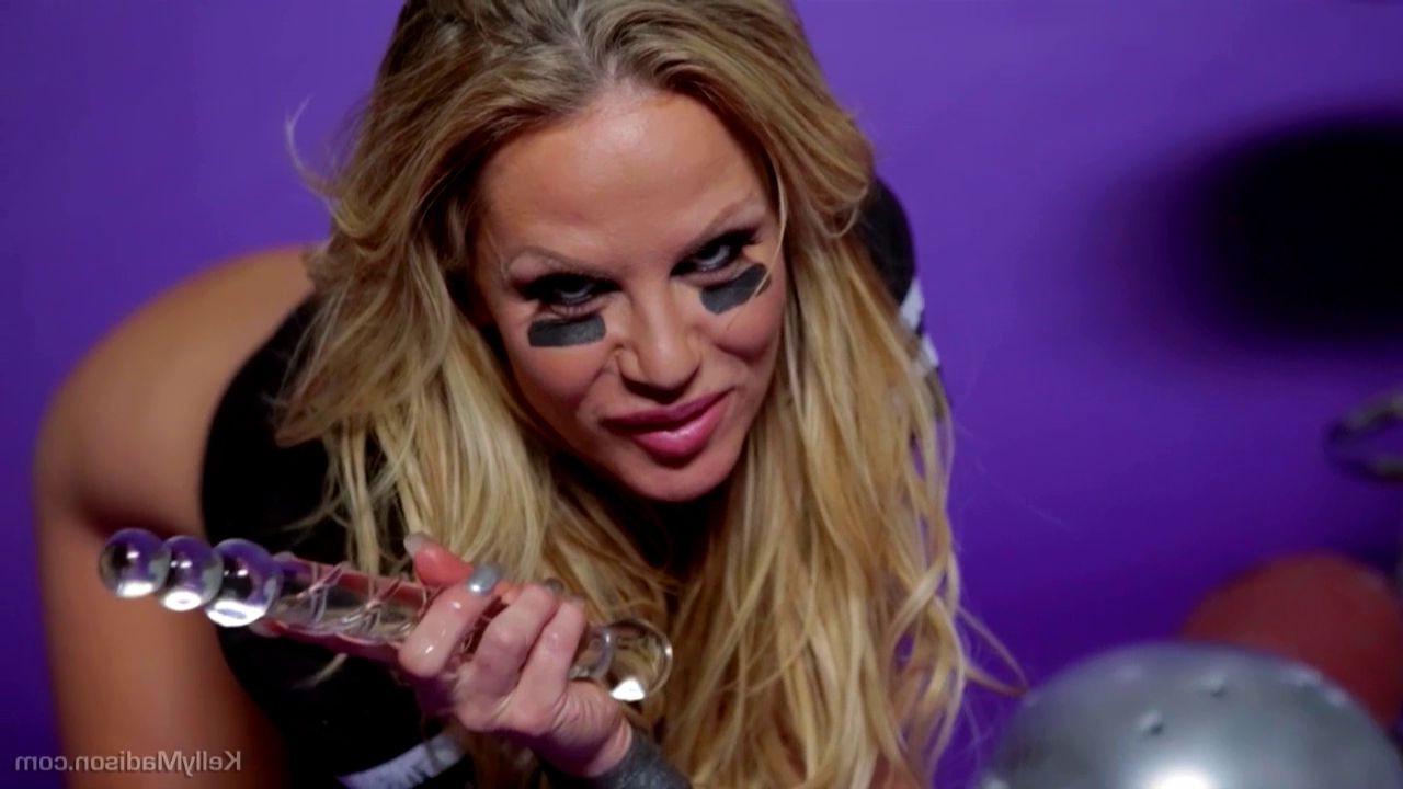 16P Kelly Madison gets in the mood for the superbowl