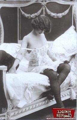 12P Several cute ladies showing their sensual vintage lingerie