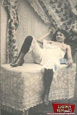 12P Several cute ladies showing their sensual vintage lingerie