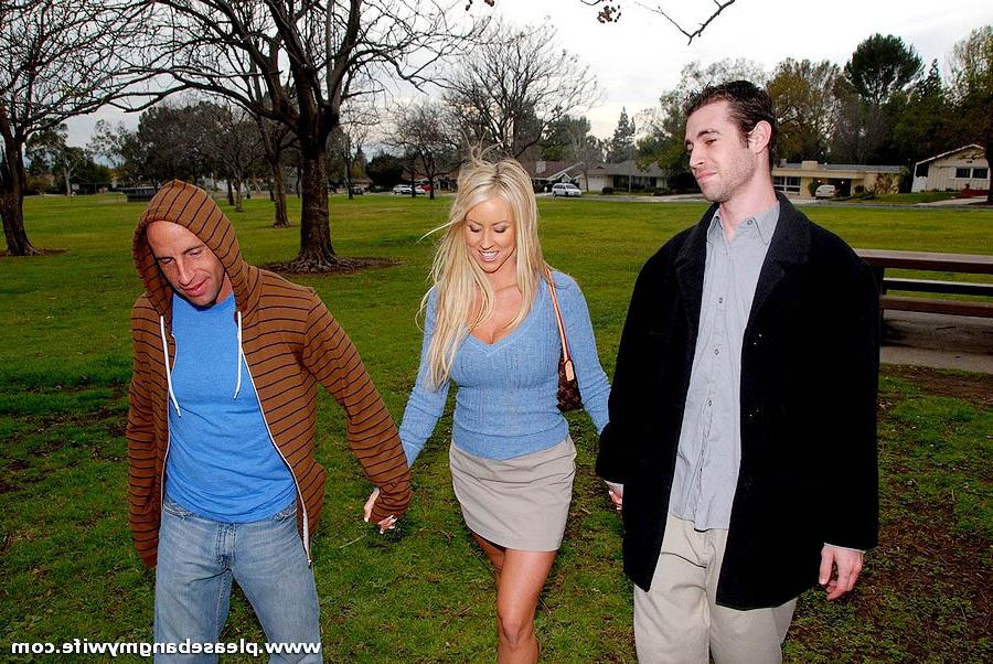 16P Busty milf takes strangers hard cock infront of her hubby