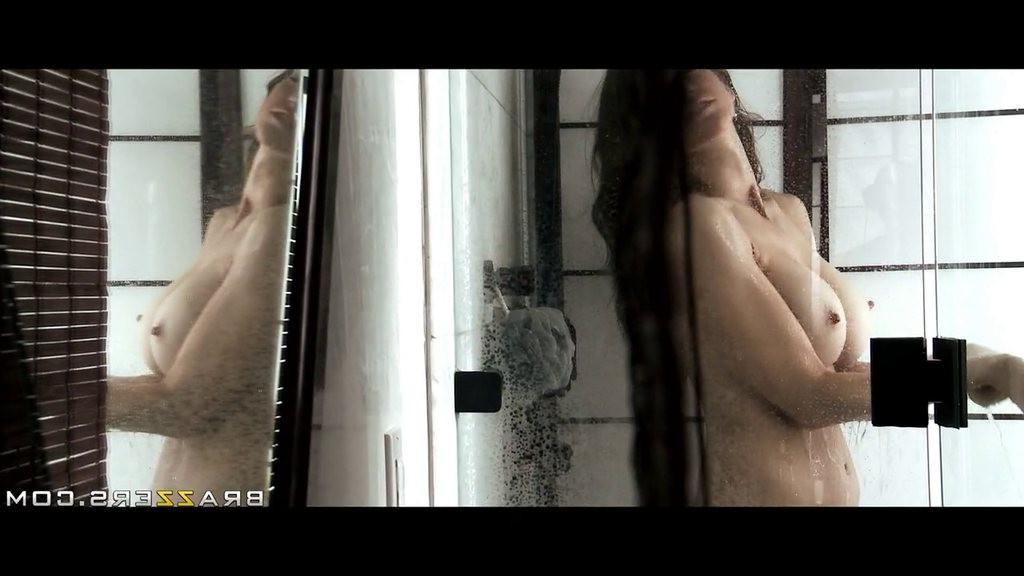 16P Eve Laurence takes a shower and a big dick later