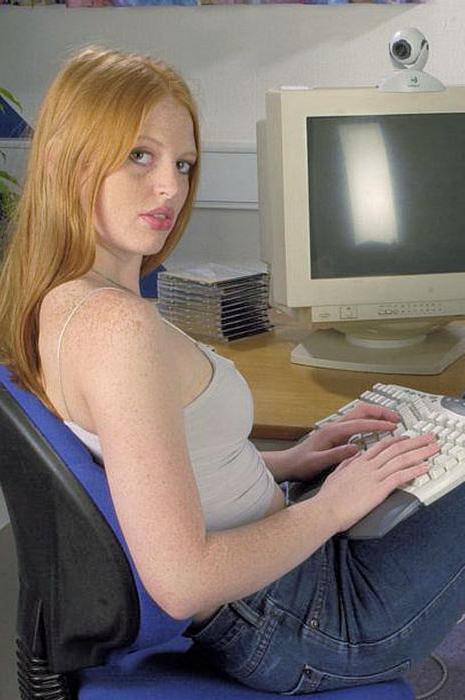 16P Genuine Freckled Puffy Nipple Redhead Totally Nude
