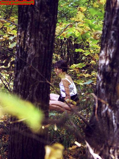 16P Spying on teen peeing in the forest