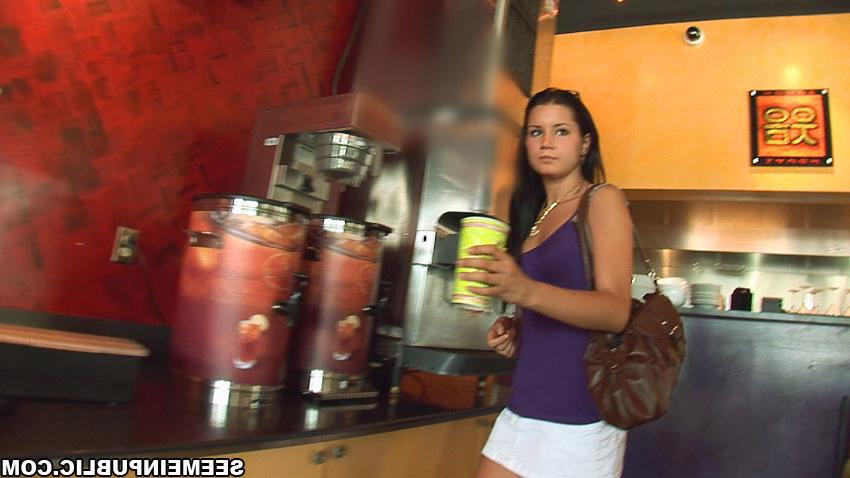 15P Cute babe having sex in public