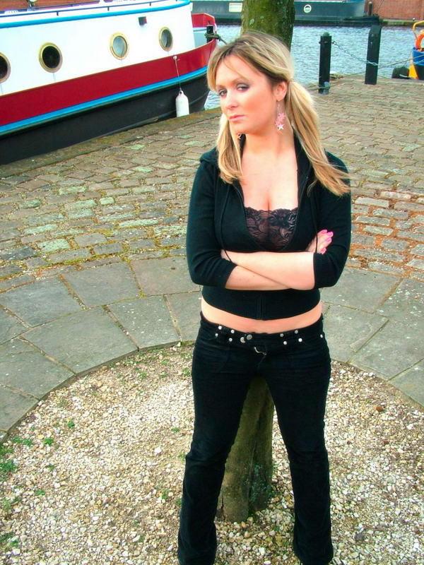 16P blonde teen with big tits posing outdoor