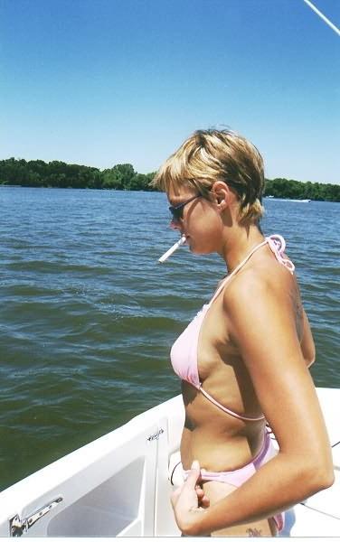 20P Teen nude on a boat