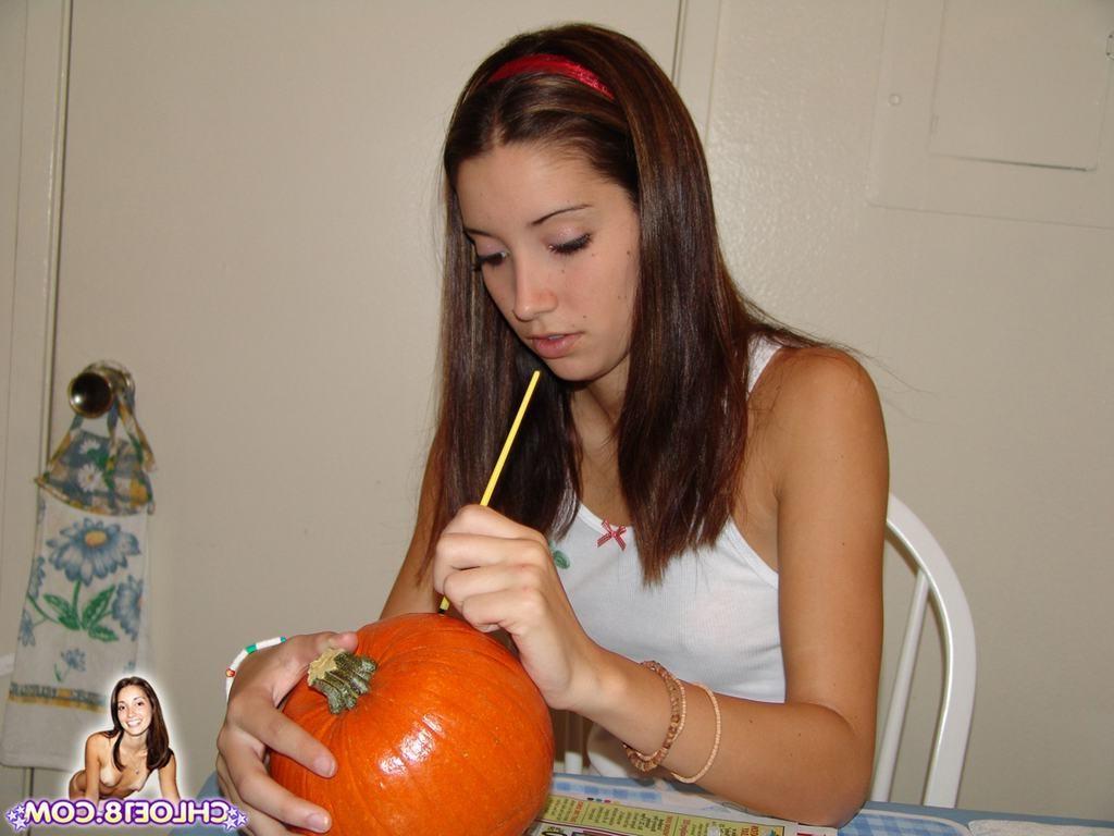 15P Tiny titted eighteen year old shows inside white cotton panties