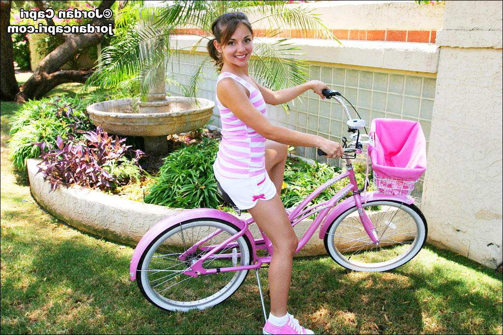 15P Cute teen Jordan in her pink cotton panties