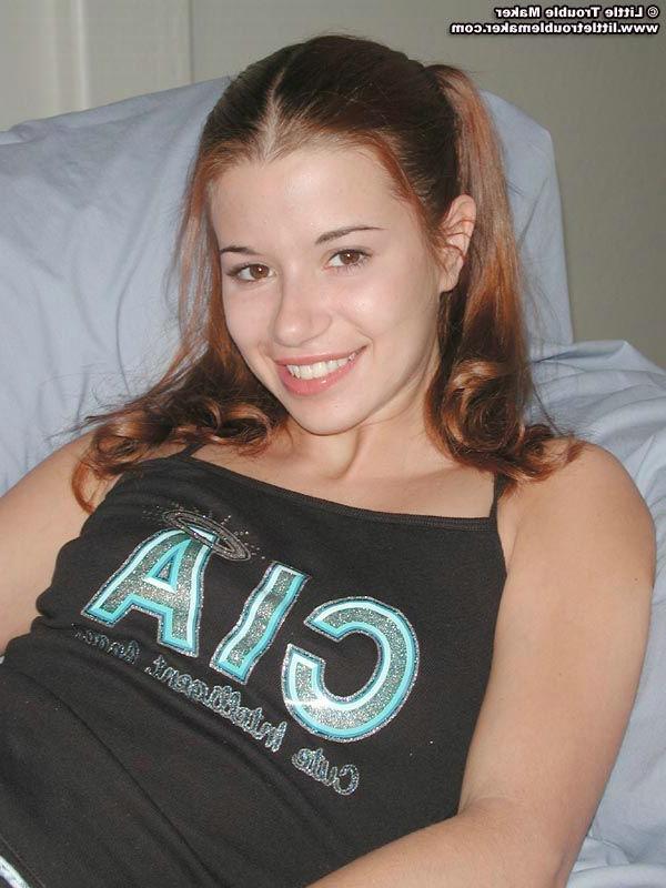 15P Teen tries on new cotton panties on her couch