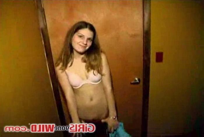 10P Two young drunk babes strip together