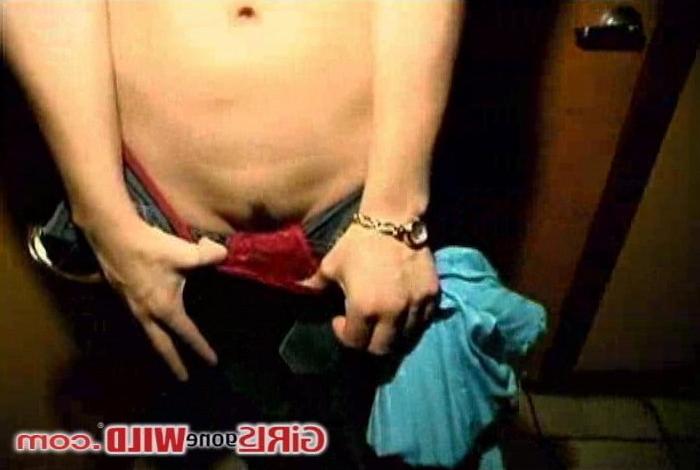 10P Two young drunk babes strip together
