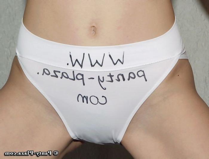 16P Teen posing in white cotton panties