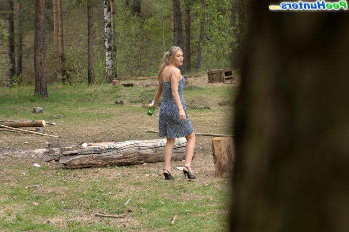 16P Dreamboat cute teen wees on a forest glade