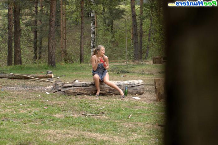 16P Dreamboat cute teen wees on a forest glade