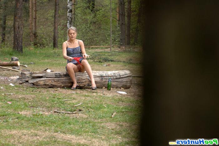 16P Dreamboat cute teen wees on a forest glade
