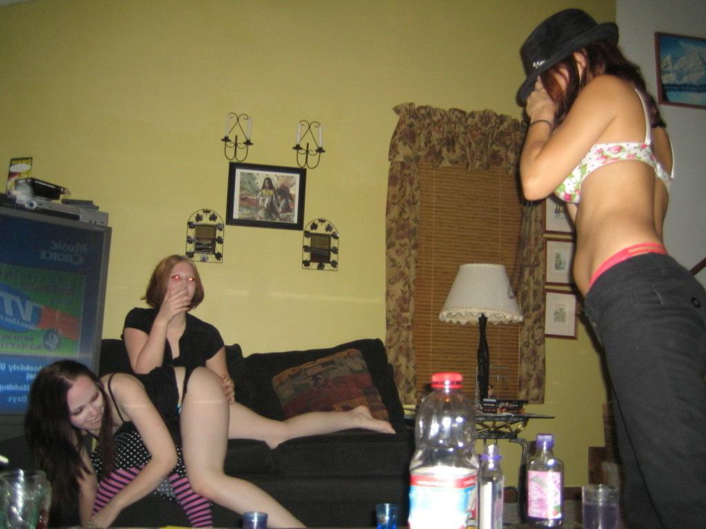 16P Drunk Girl Peeing In Sink While Girlfriend Pisses In Toilet