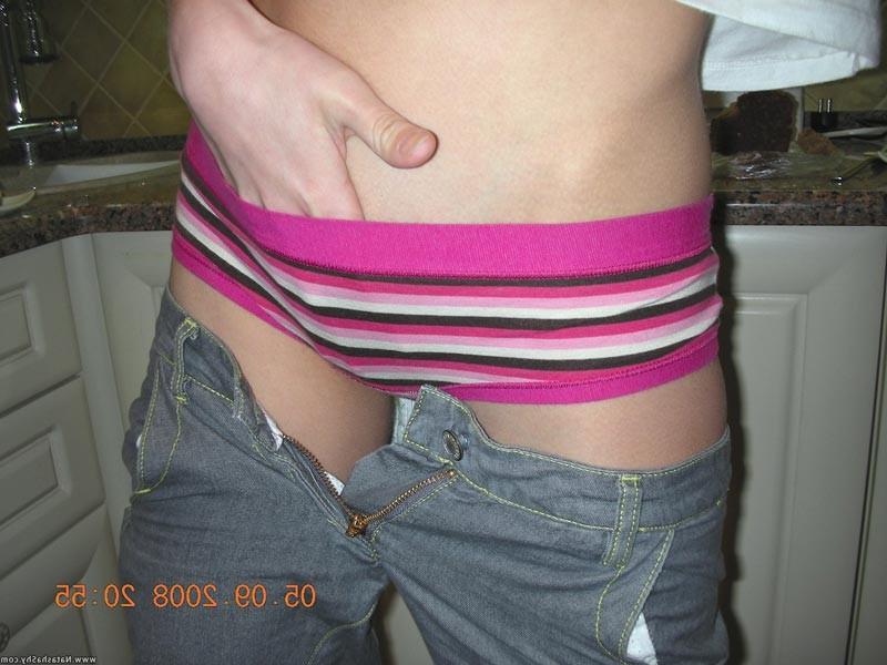 15P Petite skinny teen babe masturbates in bedroom