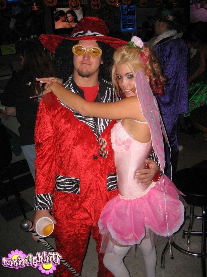 16P Tiny teen in fairy costume for Halloween