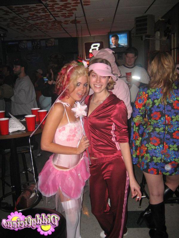 16P Tiny teen in fairy costume for Halloween