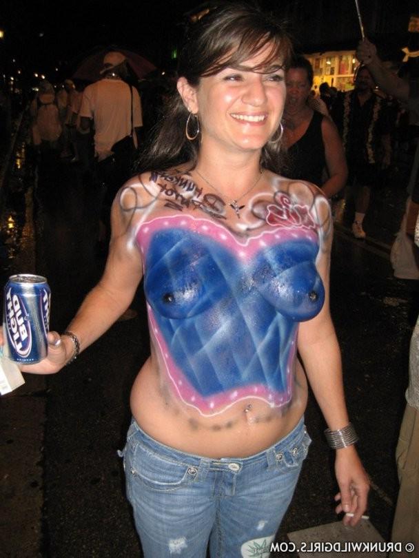 15P naughty drunk party girls flashing perky tits