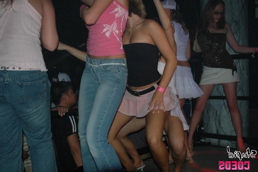 15P horny drunk college hotties flashing firm tits