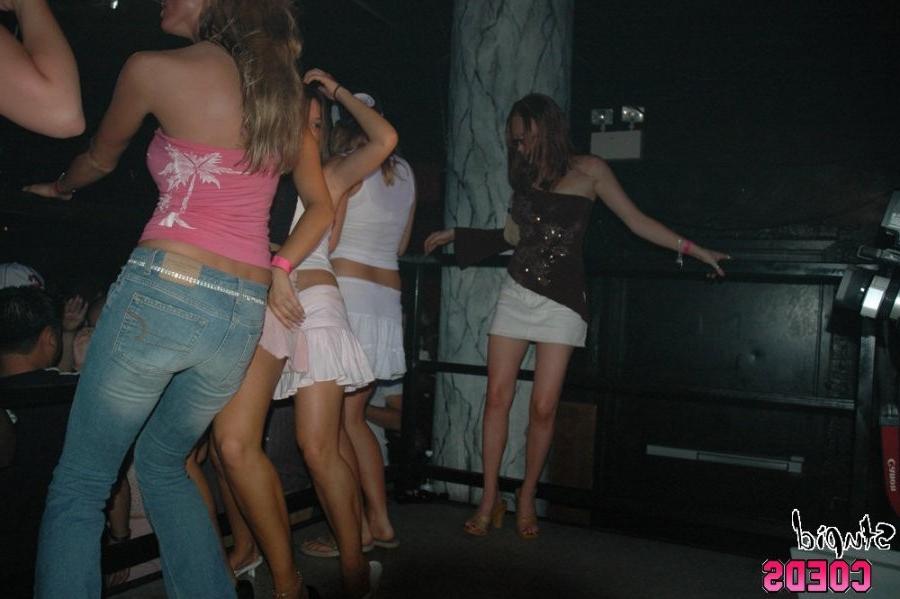 15P horny drunk college hotties flashing firm tits