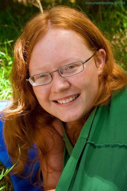 16P Redhead Ursula strips in the forest