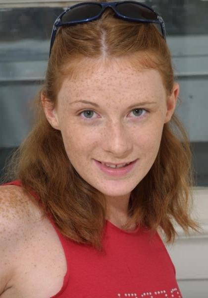16P Redhead Allison Wyte Bares Her Freckled Titties