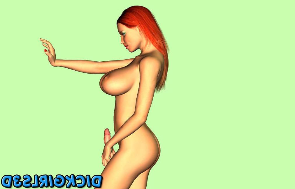 16P Busty redhead 3d dickgirl