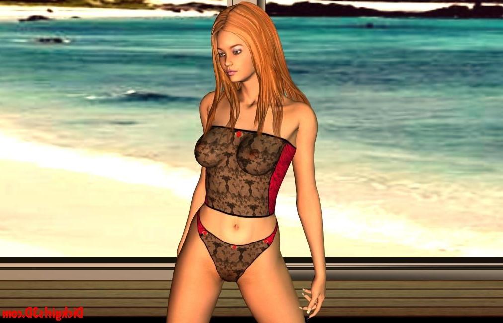 16P 3D Toon shemale nude