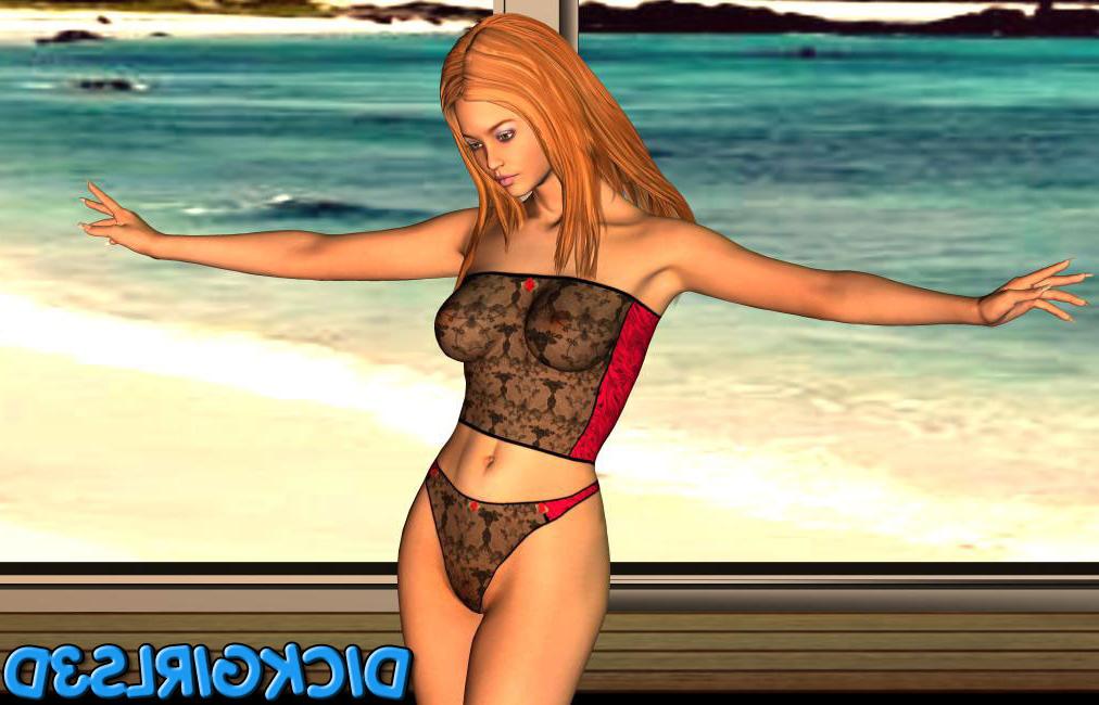 16P Toon Dickgirl strips nude