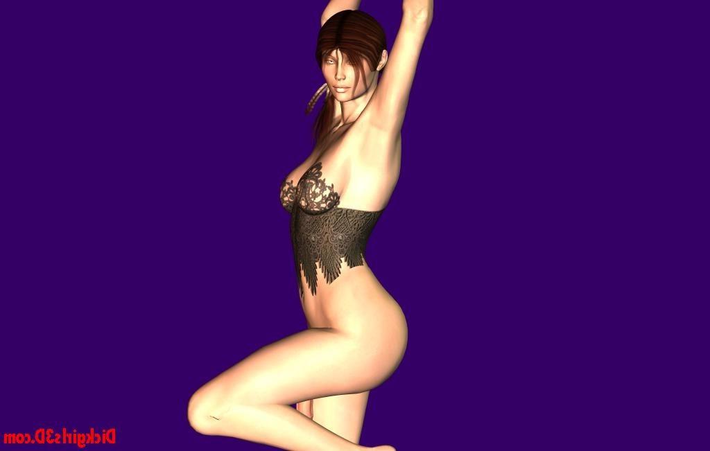16P Lingerie dickgirl with long cock