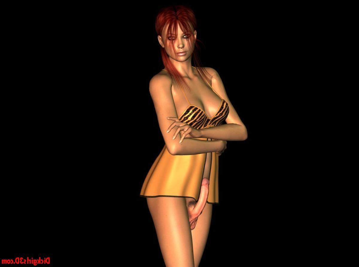 11P Toon dickgirl aroused