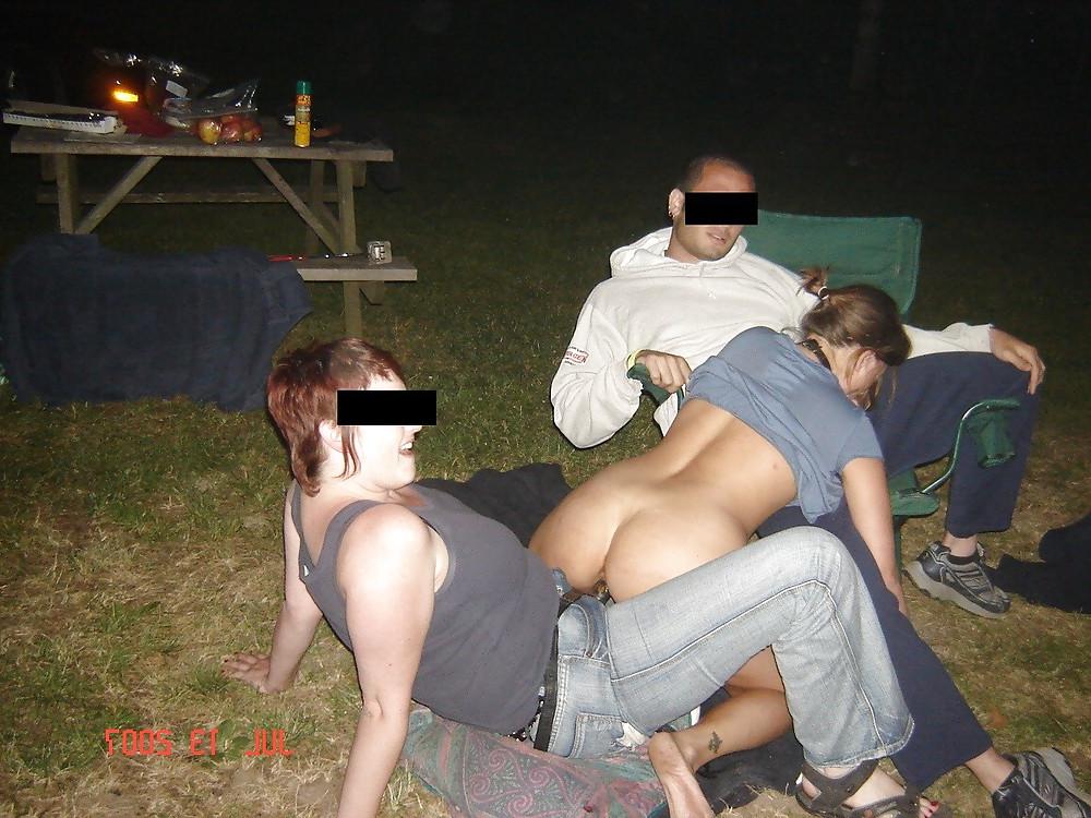 13P Foursome Camping- Strap On Wife