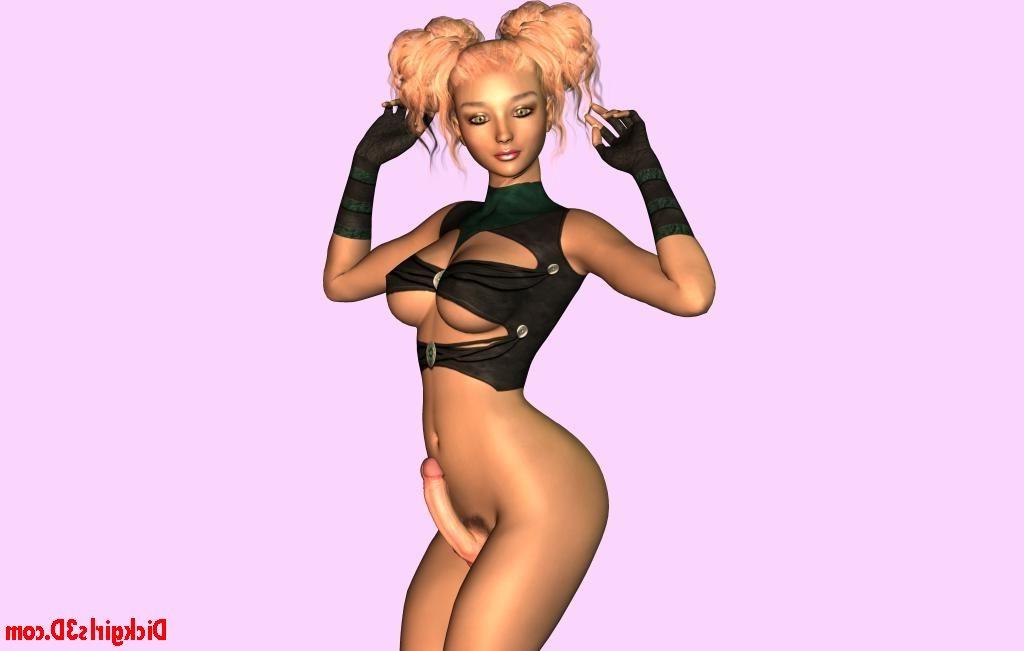 16P Aroused 3d dickgirl