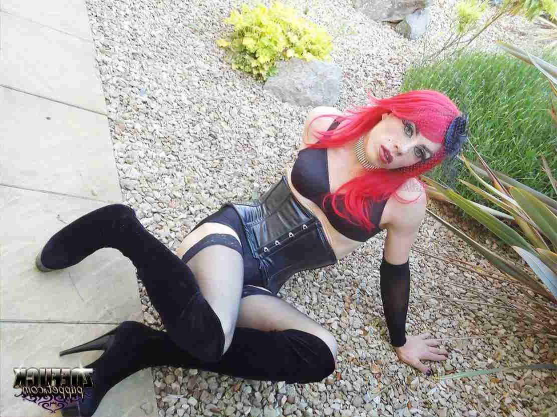 15P Tranny showing off her hard cock