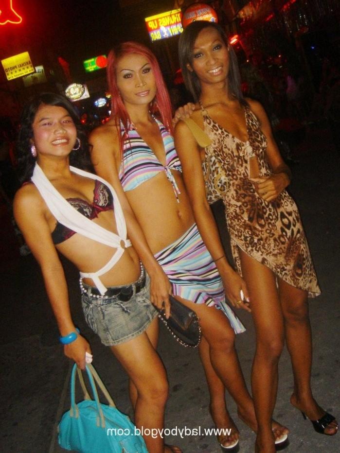 14P Real Thai Ladyboy Street Whores Paid To Fuck Sex Tourists