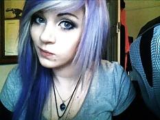 13P Me (Purple, blue and black hair)