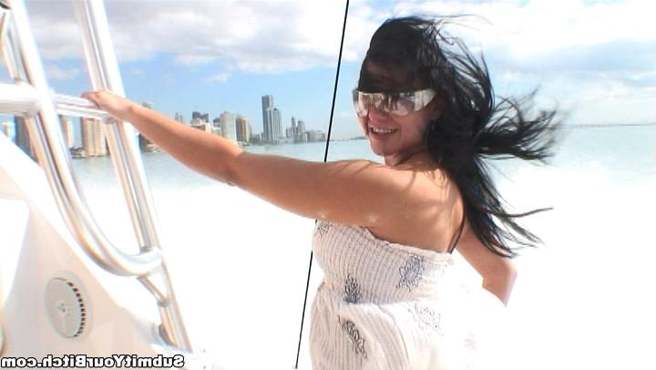 15P Busty girl gets fucked on her boyfriends boat