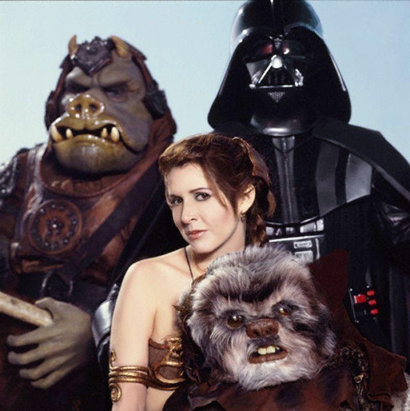 5P Carrie Fisher Sexy Photos