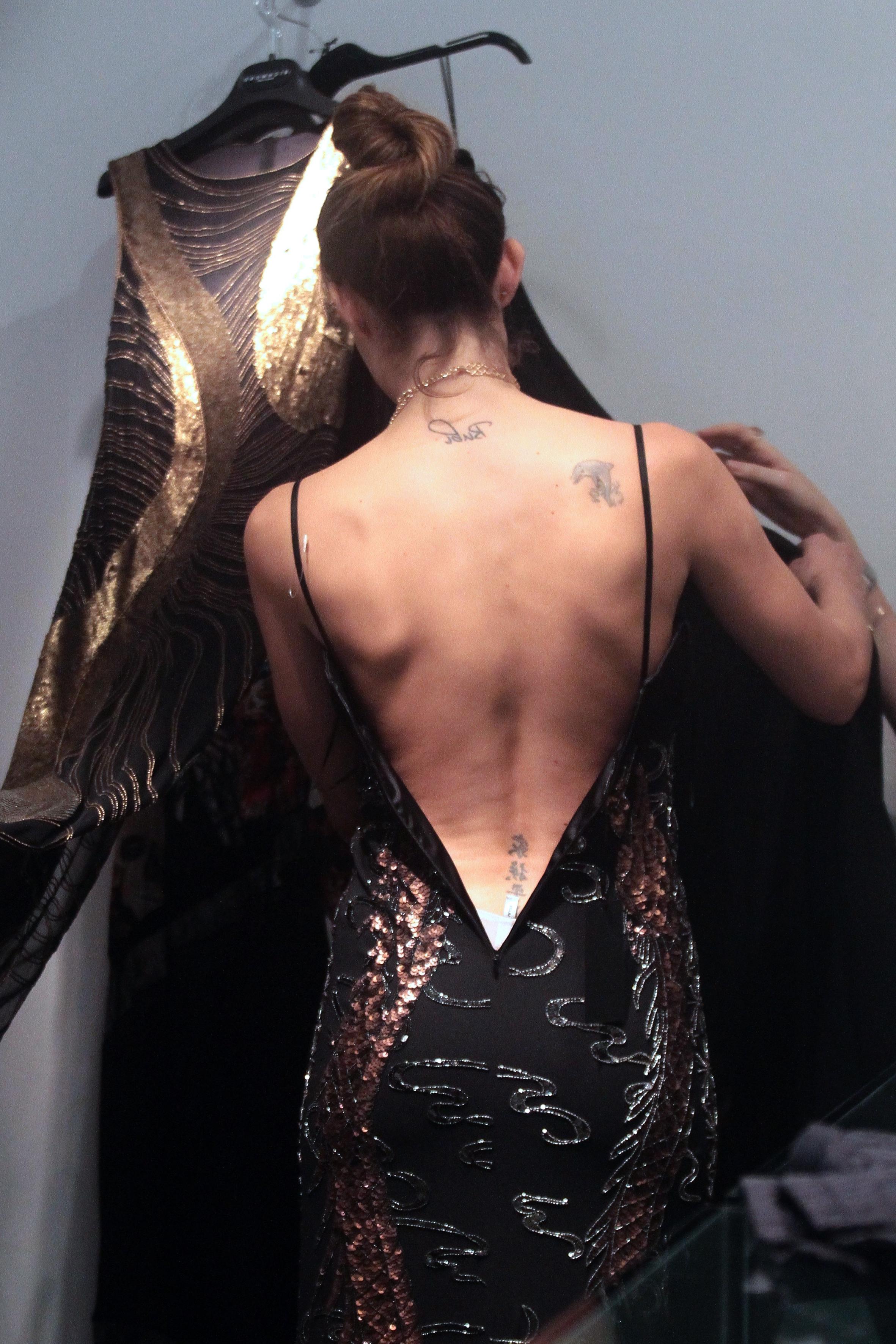 25P Dayane Mello And Her Beautiful Backless Dress