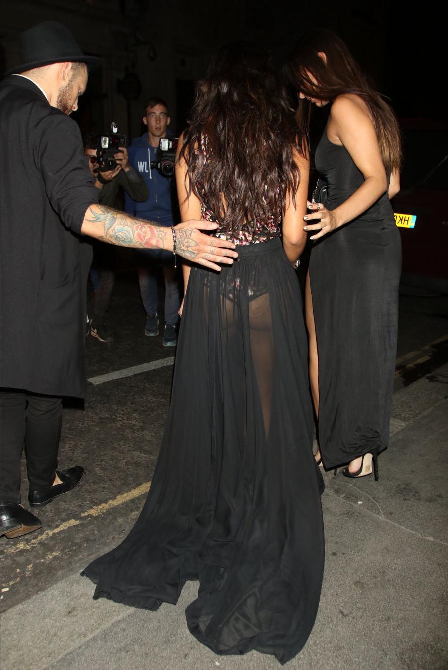 6P See-through dress of Leigh-Anne Pinnock